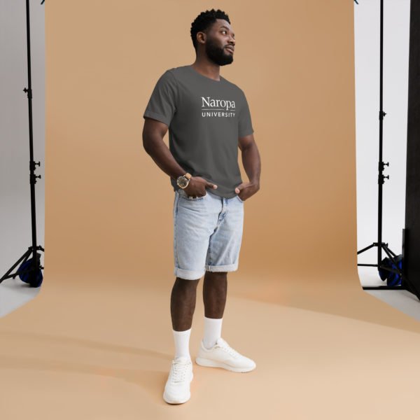 Unisex Classic Name Drop T-shirt- White Logo - Image 11