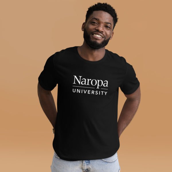Unisex Classic Name Drop T-shirt- White Logo - Image 5