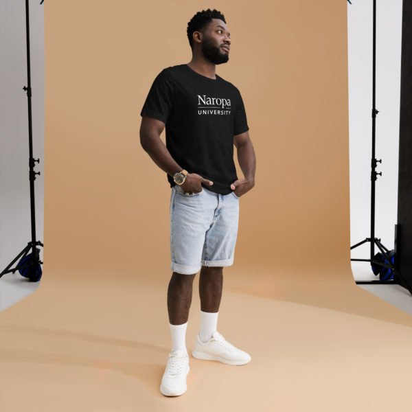 Unisex Classic Name Drop T-shirt- White Logo - Image 2