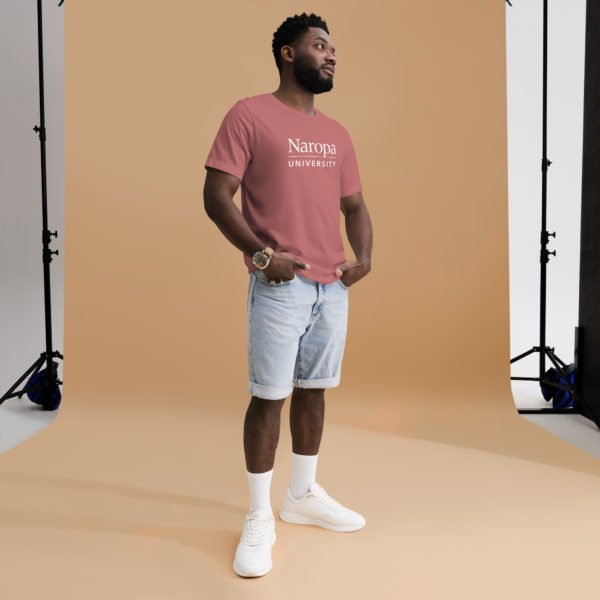 Unisex Classic Name Drop T-shirt- White Logo - Image 15
