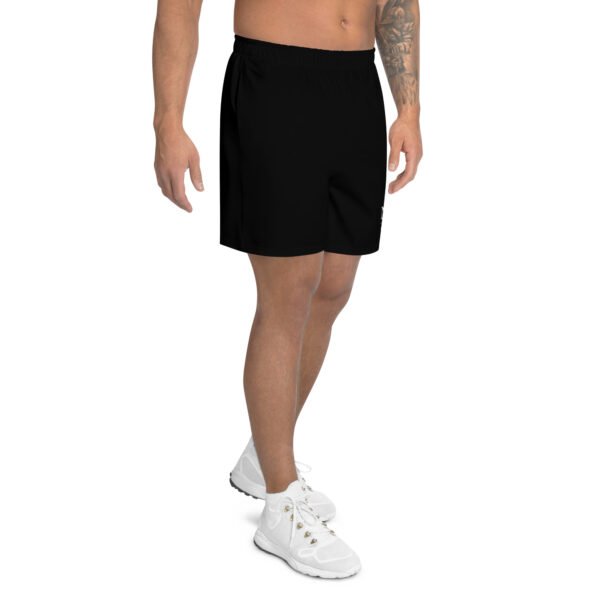 Naropa Wordmark Men's Recycled Black Shorts - Image 2