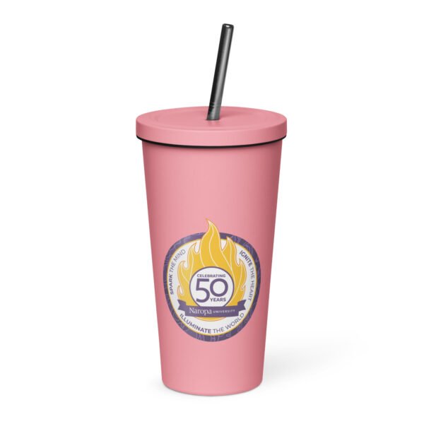 Insulated tumbler with a straw - 50th Anniversary - Image 3