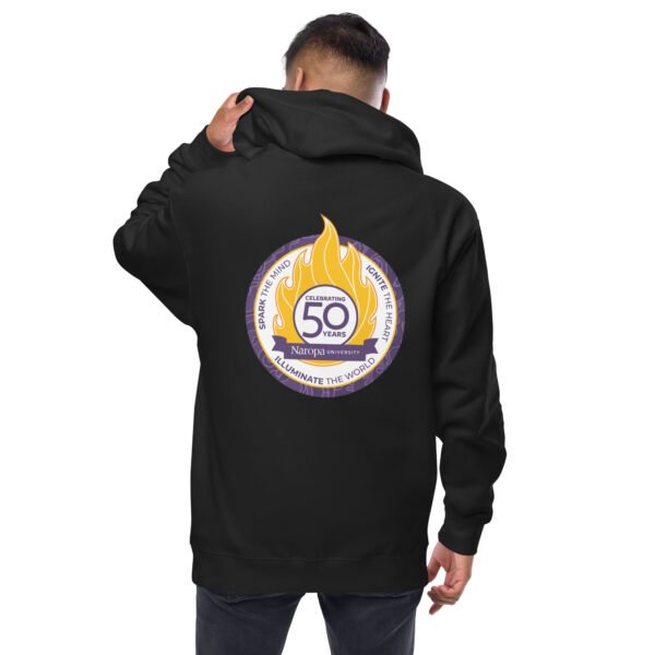 Unisex fleece zip up hoodie - 50th Anniversary - Image 2