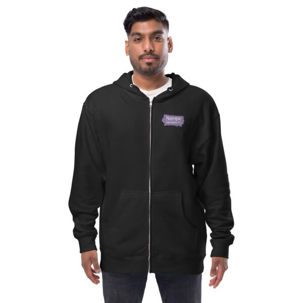 Unisex fleece zip up hoodie - 50th Anniversary