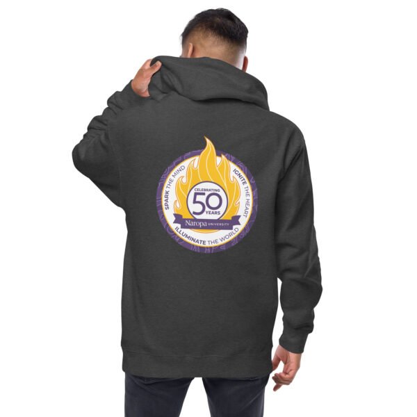 Unisex fleece zip up hoodie - 50th Anniversary - Image 4