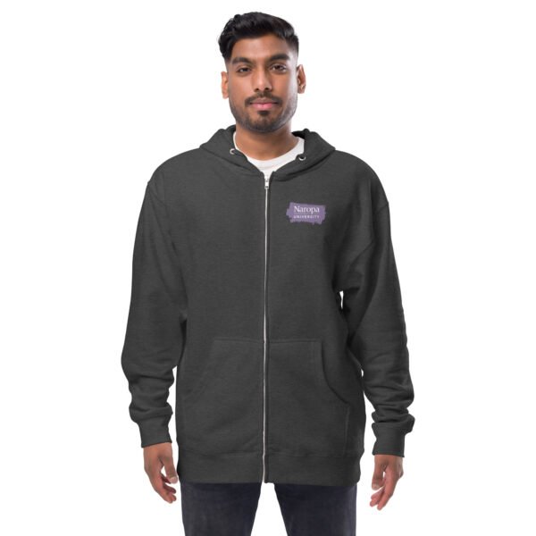 Unisex fleece zip up hoodie - 50th Anniversary - Image 3