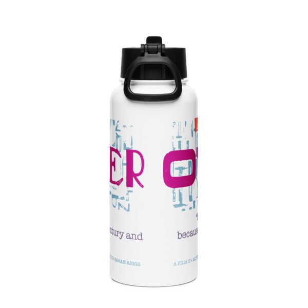 Outrider Stainless steel water bottle with a straw lid