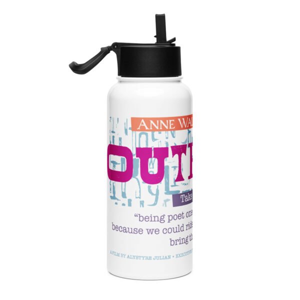 Outrider Stainless steel water bottle with a straw lid - Image 4