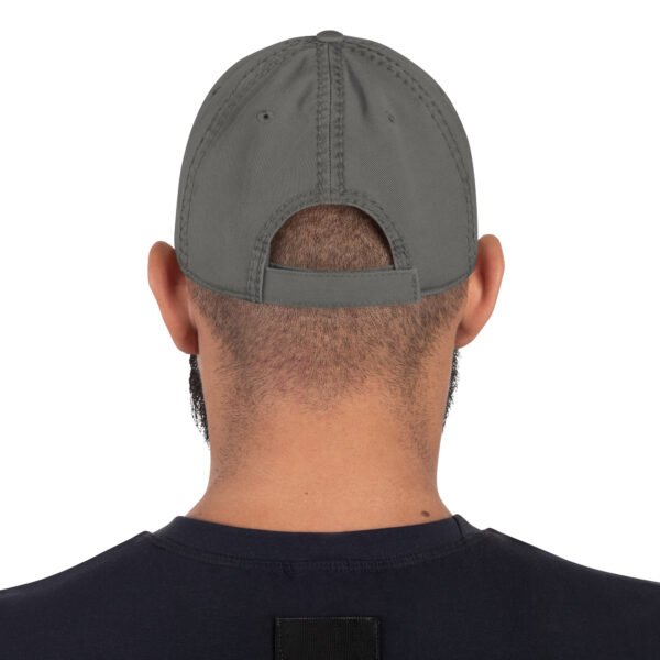 Distressed Dad Hat with White Naropa Logo - Image 9