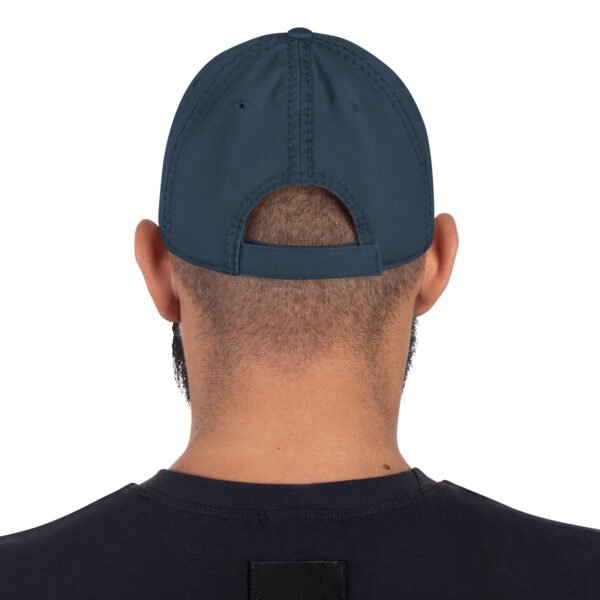 Distressed Dad Hat with White Naropa Logo - Image 5