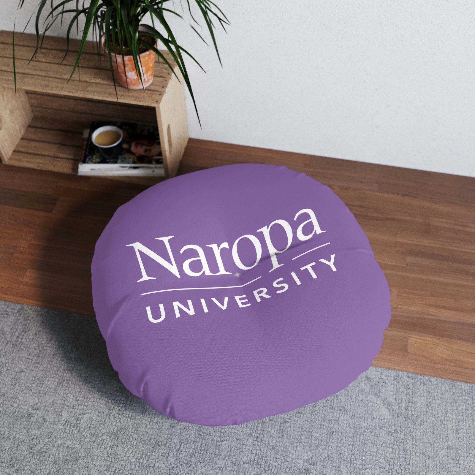 Naropa University Round Tufted Floor Pillow — Cozy Meditation & Dorm Seating - Image 3