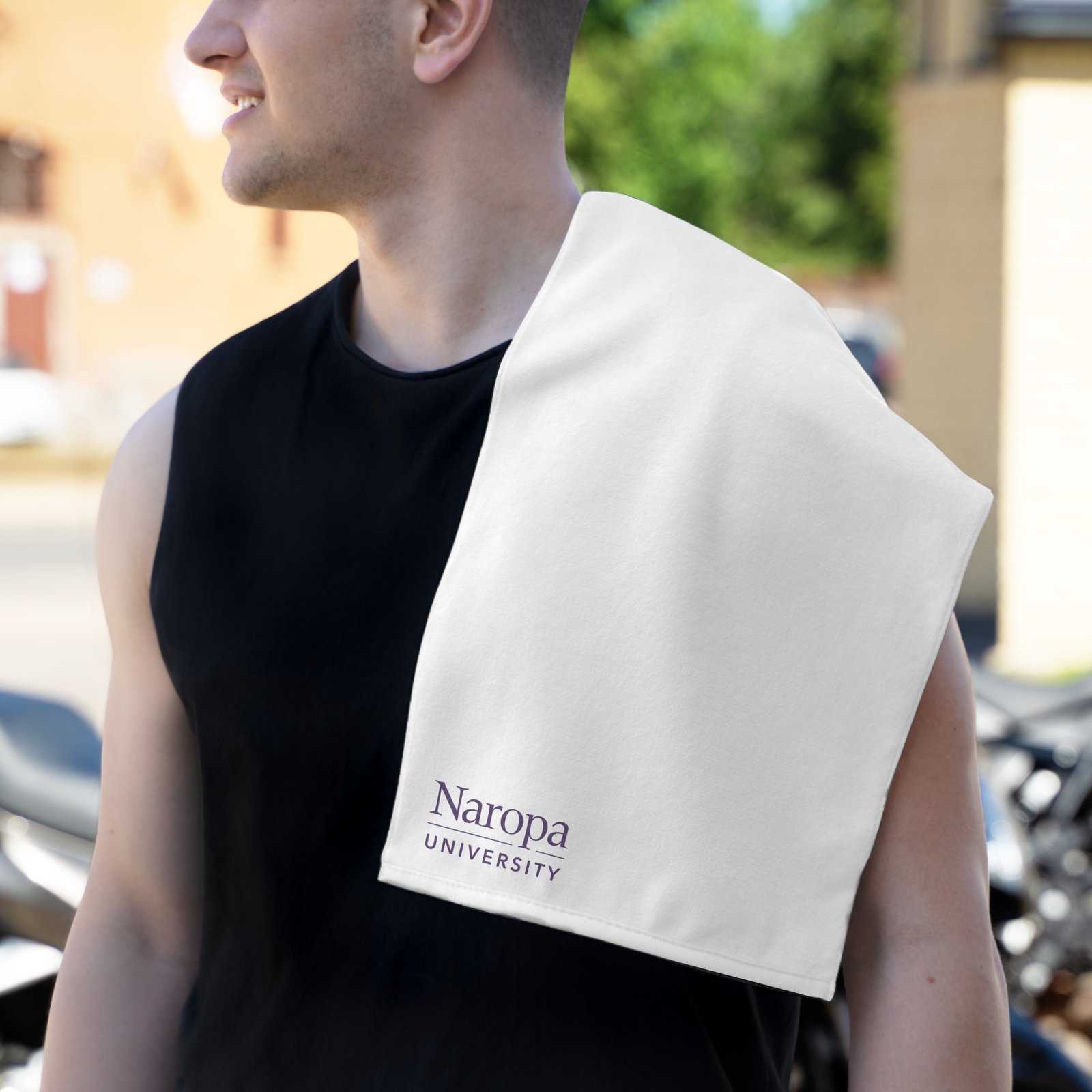Naropa University Rally Towel (11x18) – Compact Game & Event Supporter Towel - Image 4