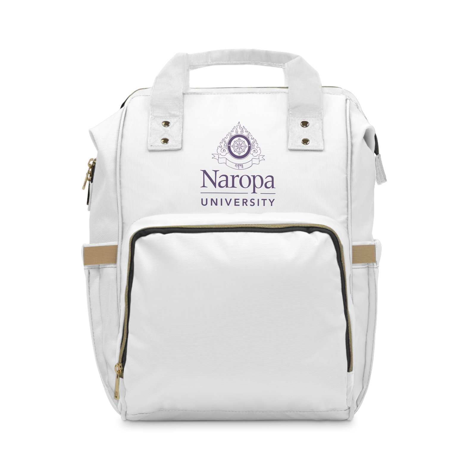 Naropa University Multifunctional Diaper Backpack – Large Insulated Baby Bag